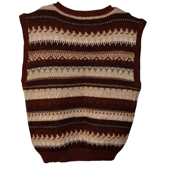 Vintage 100% wool sweater size large - Picture 2 of 7